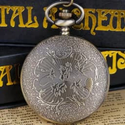 Vintage Deep Forest See Deer Series Quartz Pocket Watch Gift Casual Fashion Men's and Women's Clothing Accessories Wall Clock