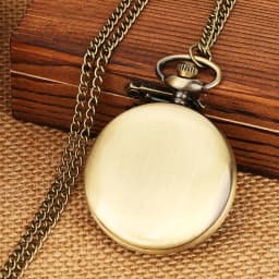 Gift to the Greatest Grandpa Quartz Pocket Watch Arabic Numerals Dial Necklace Wall Clock Birthday Holiday Gift