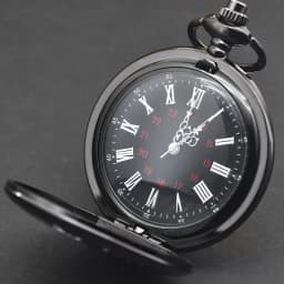 Retro Charm Neutral Fashion Hollow Roman Digital Carving Quartz Pocket Watch Steampunk Men's and Women's Necklace Pendant Gift
