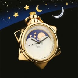 Necklace Pocket Watch, Creative Hexagonal Star Hanging Quartz Watch, Sailor Moon Crystal Star Pocket Watch