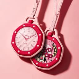 Fashion Sports Octagonal Pocket Watch With Lanyard Hot Style Neck Quartz Movement Candy Color Pendant Watch Mini Hanging Watch