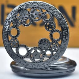 Retro Charm Neutral Fashion Hollow Gear Carving Quartz Steampunk Pocket Watch Men's and Women's Necklace Pendant Gift