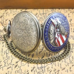 Retro Charm Neutral Fashion Eagle Carving Quartz Pocket Watch Steampunk Men's and Women's Necklace Pendant Gift