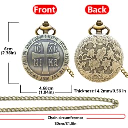 Retro Charm Neutral Fashion Arabic Digital Quartz Pocket Watch Steampunk Men's and Women's Necklace Pendant Gift