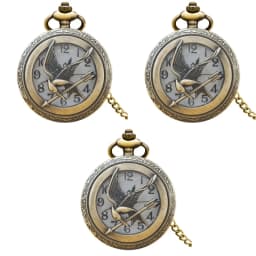 Retro Charm Neutral Fashion Hollow Bird Carving Quartz Steampunk Pocket Watch Men's and Women's Necklace Pendant Gift