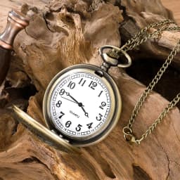 2026 New Antique Steampunk Vintage Roman Numerals Quartz Pocket Watch Bronze Case Necklace Pendant Clock Chain Mens Women