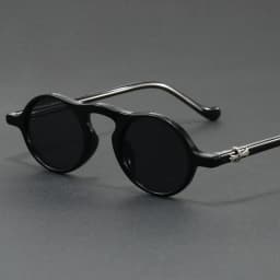 Vintage Round Sunglasses for Women Men Ultra-Light Oval Mini-Framed Fashion Sunglasses for Driving High Quality Travel Eyewear