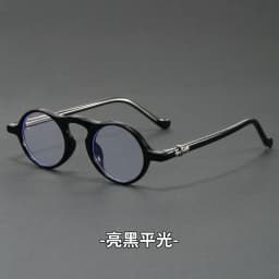 Vintage Round Sunglasses for Women Men Ultra-Light Oval Mini-Framed Fashion Sunglasses for Driving High Quality Travel Eyewear