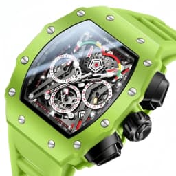 ONOLA Watch Men's Multi Functional Wine Bucket Watch Sports Quartz Watch Waterproof Luminous Silicone Strap
