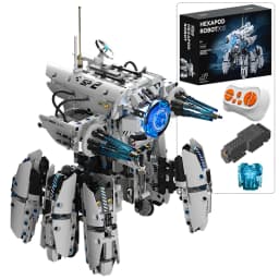 Technical Programming Hexapod Robot Science Fiction War Machine Building Blocks City Remote Control Robots MOC Bricks Toys Gift