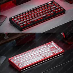 Rainy65 NUT65 Mechanical Keyboard Aluminum Kit 68% Layout HotSwap Three Mode Rgb Gaming Keyboard FR4 E-sports Accessories