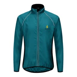 WOSAWE Men Windproof Waterproof Reflective Cycling Jacket MTB Bicycle Long Sleeve Windbreaker Sleeveless Vest Bike Coat Jersey