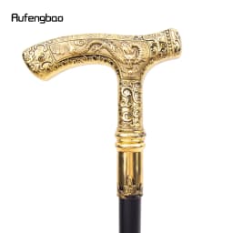 Golden Dragon Luxury Pattern Walking Stick Party Fashion Elegant Walking Stick Decorative Cospaly Cane Knob Crosier 89cm
