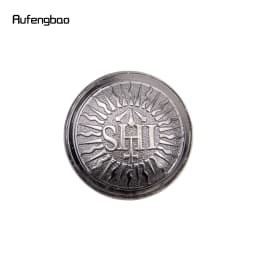Freemasonry Freemasons SHI Totem Relief Walking Stick with Hidden Plate Self Defense Fashion Cane Plate Cosplay Crosier 93cm