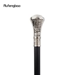 White Eagle Hawk Head Totem Relief Walking Stick with Hidden Plate Self Defense Fashion Cane Plate Cosplay Crosier Stick 93cm
