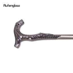 Sliver Luxury Stick Aluminum Alloy Single Joint Walking Stick Cane Decorative Cospaly Party Halloween Steampunk Crosier 90cm