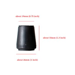 22 Styles Accessories Of Fashionable Canes Rubber Tips And Copper Screws Gold Stainless Steel Accessories For DIY Walking Sticks