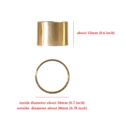 22 Styles Accessories Of Fashionable Canes Rubber Tips And Copper Screws Gold Stainless Steel Accessories For DIY Walking Sticks