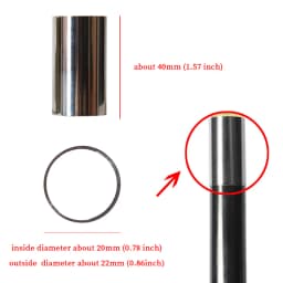 22 Styles Accessories Of Fashionable Canes Rubber Tips And Copper Screws Gold Stainless Steel Accessories For DIY Walking Sticks
