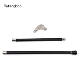 White Loyal Dog Head Walking Cane Fashion Decorative Walking Stick Gentleman Elegant Cosplay Cane Knob Crosier 93cm