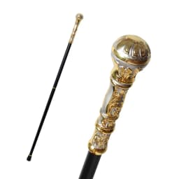 Luxury Vintage Antique Bronze Detachable Walking Cane Elegant Stick Fashion Accessory for Men And Women Party Use
