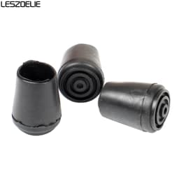 1 Piece Bottom Soft Gum Rubber Pads For Two Joints Metal Walking Stick The Rubber Tips For Fashion Walking Canes End Cover Tip