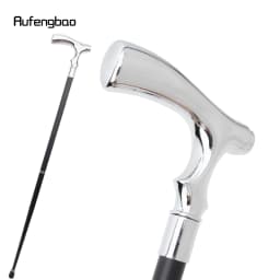 White T Shape Fashion Gentleman Decorative Stick - 36" Vintage-Inspired Cane for Cosplay, Steampunk, and Costume Parties