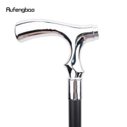 White T Shape Fashion Gentleman Decorative Stick - 36" Vintage-Inspired Cane for Cosplay, Steampunk, and Costume Parties