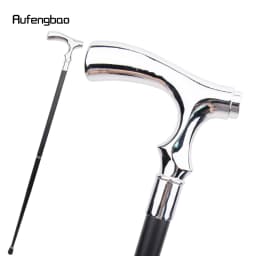 White T Shape Fashion Gentleman Decorative Stick - 36" Vintage-Inspired Cane for Cosplay, Steampunk, and Costume Parties