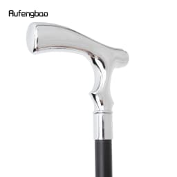 White T Shape Fashion Gentleman Decorative Stick - 36" Vintage-Inspired Cane for Cosplay, Steampunk, and Costume Parties
