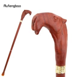 Brown Red Camel Wooden Fashion Stick Decorative Vampire Cospaly Party Wood Cane Mace Wand Crosier 94cm Performance Stage Cane