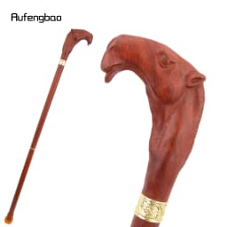 Brown Red Camel Wooden Fashion Stick Decorative Vampire Cospaly Party Wood Cane Mace Wand Crosier 94cm Performance Stage Cane