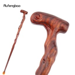 Red Tree Vine  Wooden Single Joint Fashion Walking Stick Decorative Cospaly Cane Halloween Mace Crutch  Wand Crosier 93cm