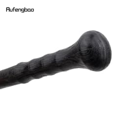 Black PVC Walking Cane Fashion Decorative ABS Plastic Stick Elegant Cosplay Cane Knob Crosier 95cm Performance Stage Cane
