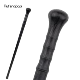 Black PVC Walking Cane Fashion Decorative ABS Plastic Stick Elegant Cosplay Cane Knob Crosier 95cm Performance Stage Cane