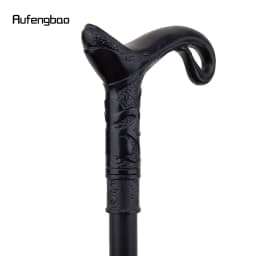 Black Luxury Curve Line Type Walking Cane Fashion Decorative Walking Stick Gentleman Elegant Cosplay Cane Knob Crosier 93cm