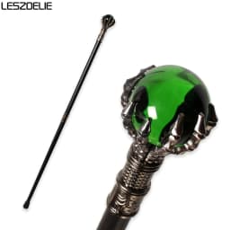 Luxury 93cm Walking Stick with 50mm Crystal Ball 10 Colors Dragon Claws Fashionable Canes for Men And Women Party Sticks