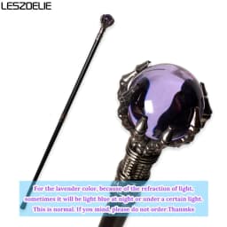 Luxury 93cm Walking Stick with 50mm Crystal Ball 10 Colors Dragon Claws Fashionable Canes for Men And Women Party Sticks