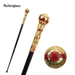 Colorful Luxury Round Handle Fashion Walking Stick for Party Decorative Walking Cane Elegant Crosier Knob Walking Stick 93cm