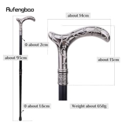 Plum Blossom Flower Fashion Walking Stick Decorative Stick Cospaly Vintage Party Fashionable Walking Cane Crosier 93cm