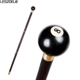 2 Sytles Black Eight Luxury Wooden Walking Stick Cane Man Decorative Cane Women Fashion Elegant Walking Stick Vintage Cane