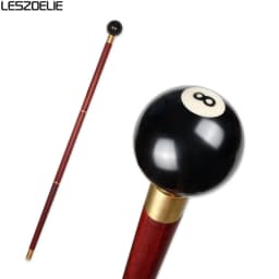 2 Sytles Black Eight Luxury Wooden Walking Stick Cane Man Decorative Cane Women Fashion Elegant Walking Stick Vintage Cane