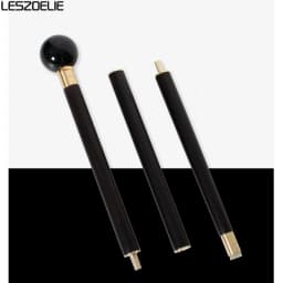 2 Sytles Black Eight Luxury Wooden Walking Stick Cane Man Decorative Cane Women Fashion Elegant Walking Stick Vintage Cane