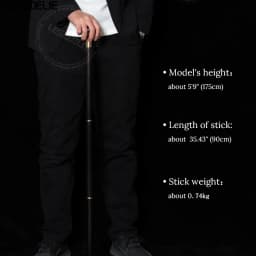 2 Sytles Black Eight Luxury Wooden Walking Stick Cane Man Decorative Cane Women Fashion Elegant Walking Stick Vintage Cane