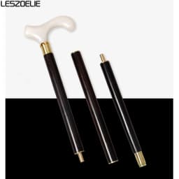 Luxury Resin Handle African Wooden Walking Stick Men Decorative Cane Women Fashion Elegant Walking Stick Vintage Walking Canes