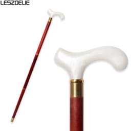Luxury Resin Handle African Wooden Walking Stick Men Decorative Cane Women Fashion Elegant Walking Stick Vintage Walking Canes