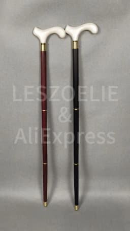 Luxury Resin Handle African Wooden Walking Stick Men Decorative Cane Women Fashion Elegant Walking Stick Vintage Walking Canes