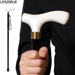 85cm to 95cm Adjustable Stick Man Resin Handle Black Aluminum Alloy Luxury Walking Sticks Women Folding Elegant Walking Cane