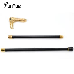 Gold Eagle Head Luxury Fashion Decorative Walking Cane Gentlemen Elegant Vintage Walking Stick The Plague Doctor Cosplay Cane