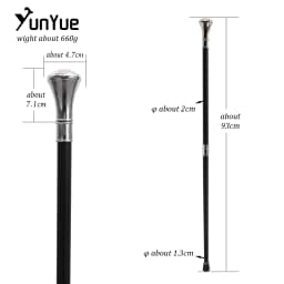 White Freemasons VG Totem Relief Walking Cane Fashion Walking Stick Gentleman Detachabl Elegant Vintage Walking Cane Crosier 93
